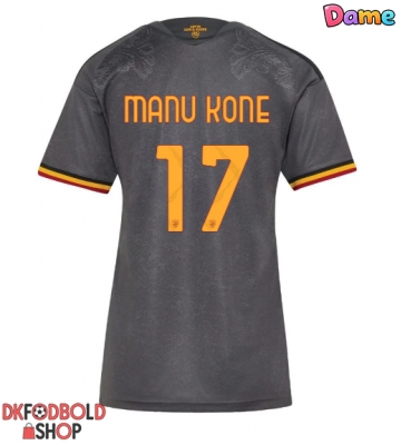 AS Roma Manu Kone #17 Tredje trøje Dame 2026-27 Kort ærmer AS Roma Manu Kone #17 Tredje trøje Dame 2026-27 Kort ærmer